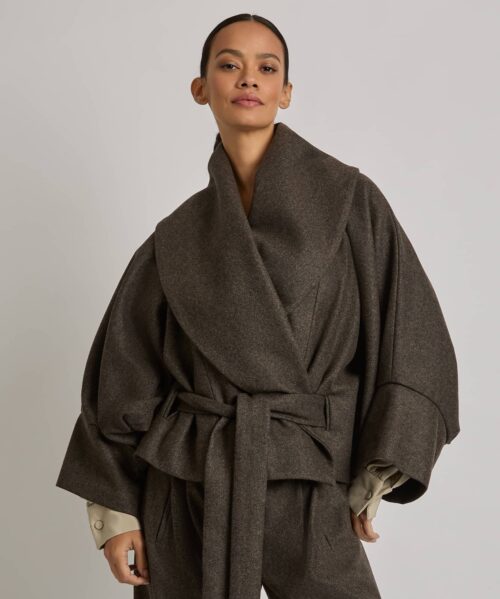 Ada wrap jacket - front